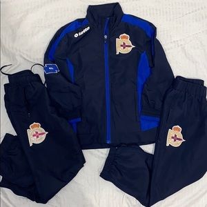 Lotto jacket and 2 pairs of pants - navy blue